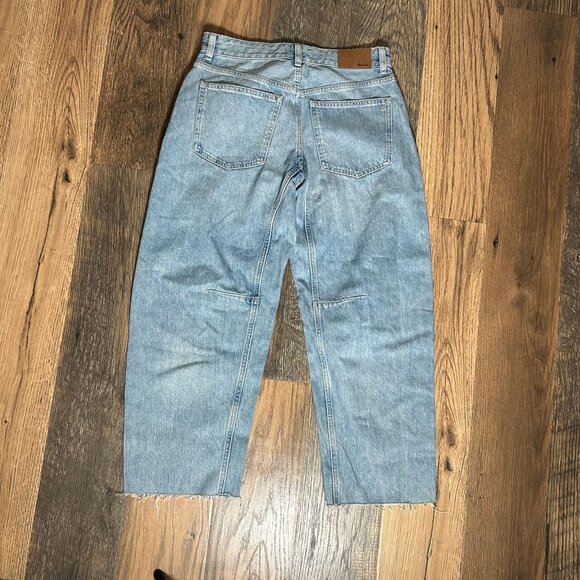 Madewell The Petite Curvy Darted Barrel-Leg Jean Edmonson Size 26P NWT NU759 - Picture 5 of 5